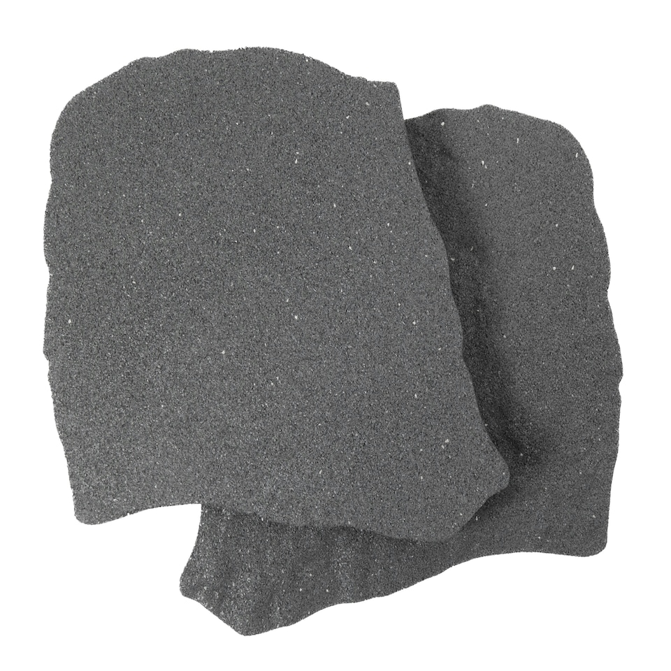 image 1 of Eco-Friendly Garden Stepping Stones - Natural Stone - Grey (Pack of 4)