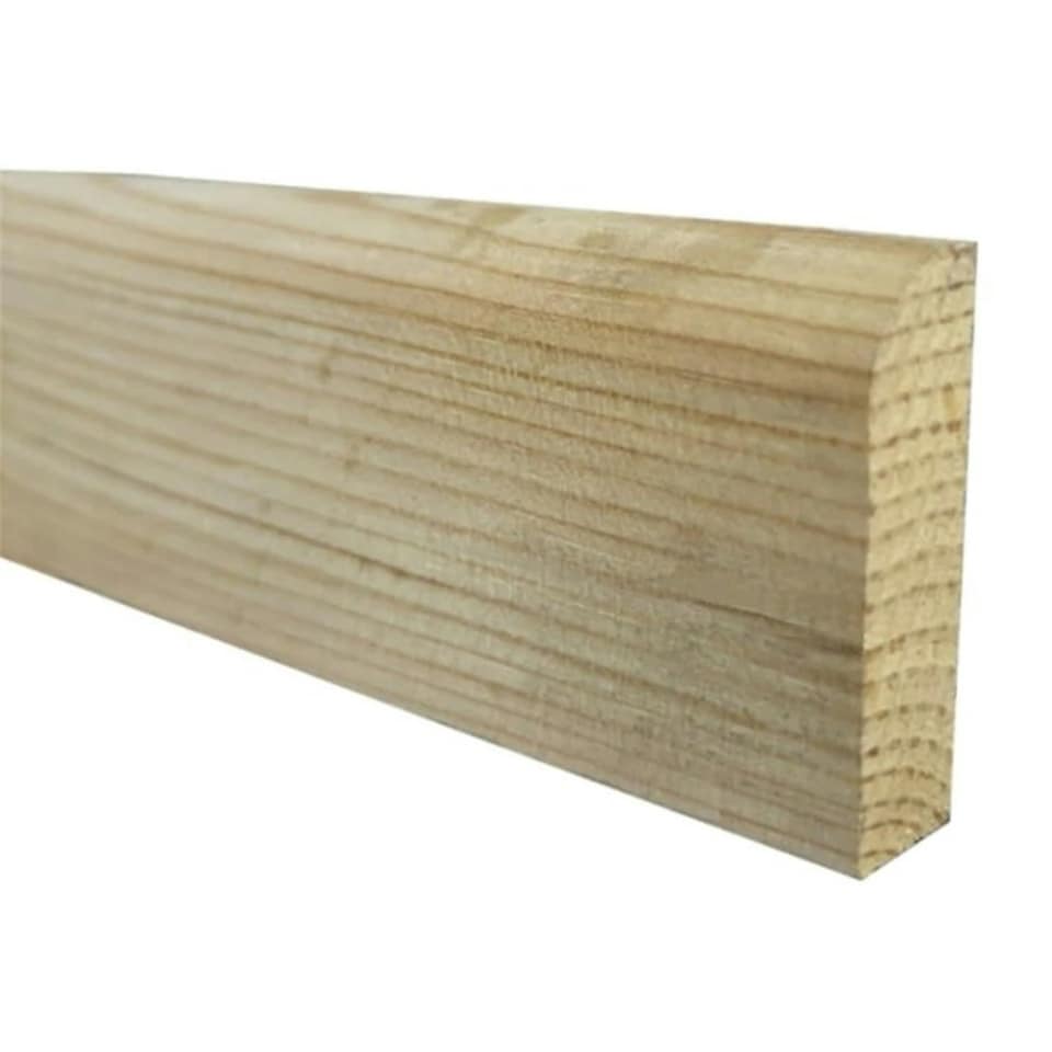 image 1 of PACK OF 15 (Total 15 Units) - 19mm x 50mm (15mm x 45mm Finish) Once Rounded Timber Architrave 10mm Radius - 1.2m Length