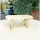 image 4 of Heavy Duty Table and Chair Set - 1 Oval Table - 2 Chairs, 2x 2 Seater Benches - 6 Seater