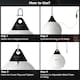 image 4 of COSTWAY 18 Inch Water Punching Bag 50 kg Heavy Bag White White