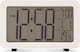 image 5 of Acctim Harley Superbrite Modern Digital Alarm Clock | White | White