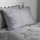 image 5 of OHS Coverless Star Quilted 7.5 Tog Bedding Set, Single - Grey
