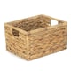 image 7 of Large Nordic Water Hyacinth Storage Basket | Brown | Brown