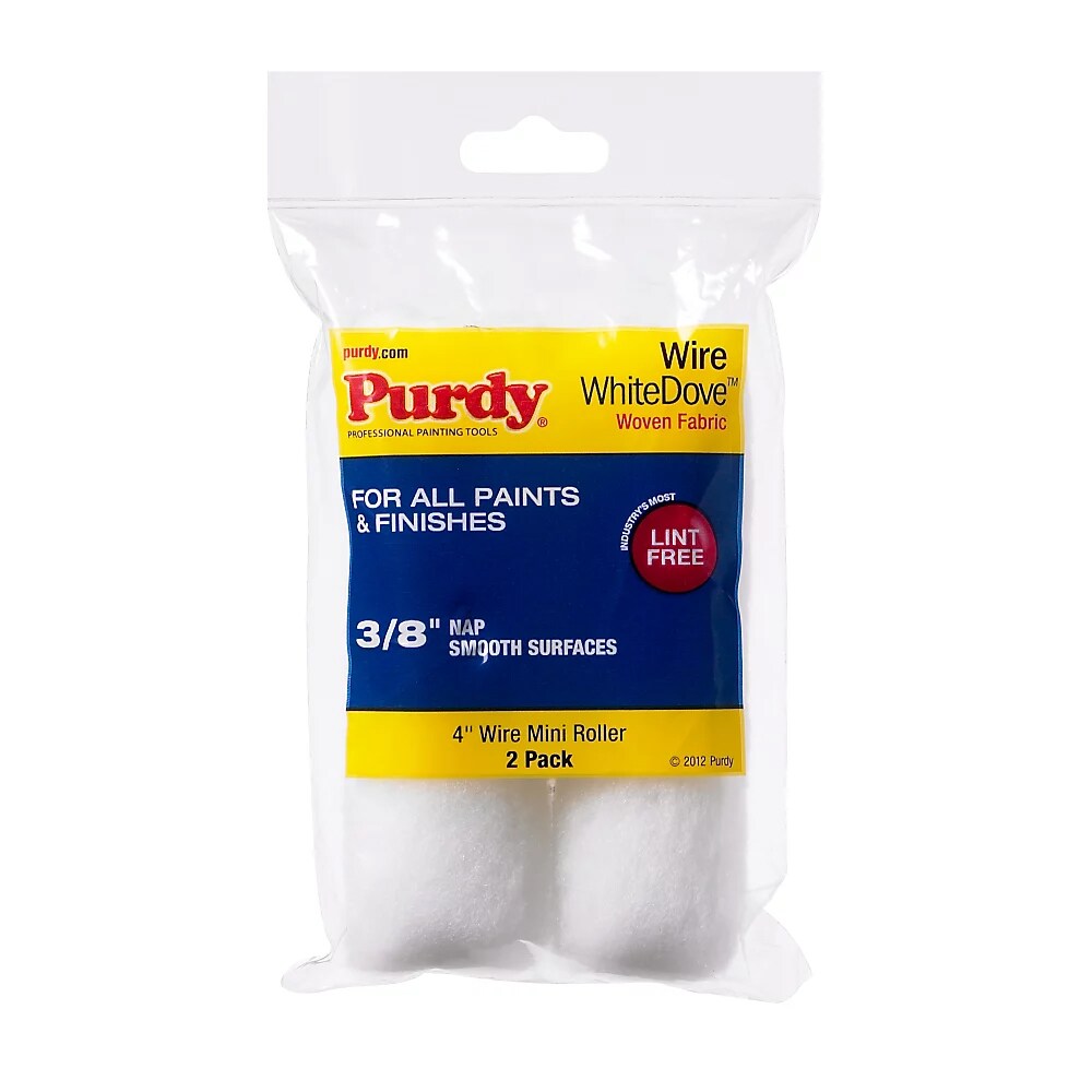 Purdy Mini White Dove Sleeve 100 X 10mm (4 X 3/8in) (pack 2) Multi Multi Colour 100mm (4in) 1