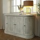 image 2 of Bowood 4 Door Large Sideboard Solid Reclaimed Limewashed Pine Green