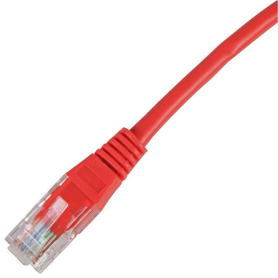 CONNECTIX CABLING SYSTEMS - 3m Red Cat6 UTP Ethernet Patch Lead
