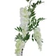 image 1 of White 3 Head Wisteria Artificial Flower 122cm