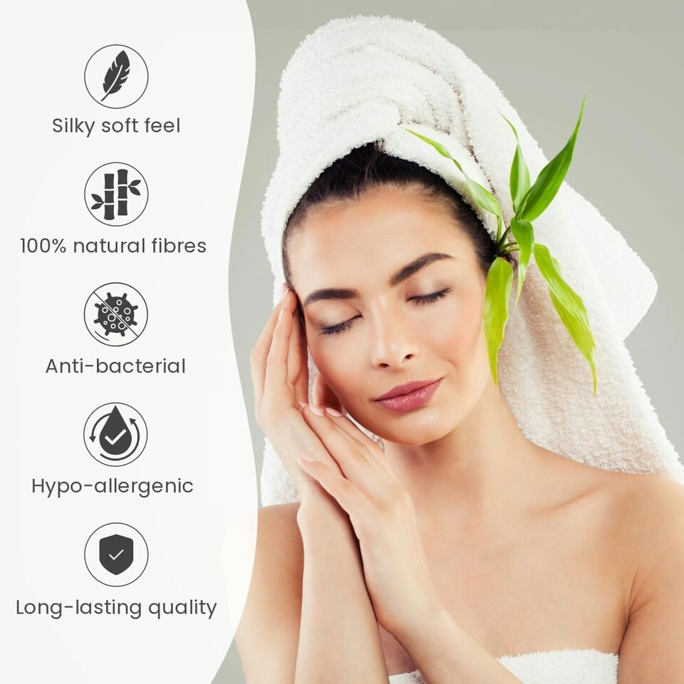 image 1 of Luxury Marlborough Bamboo Towels - Super Soft, Absorbent & Hypo-Allergenic | Grey | Graphite | Bath sheet