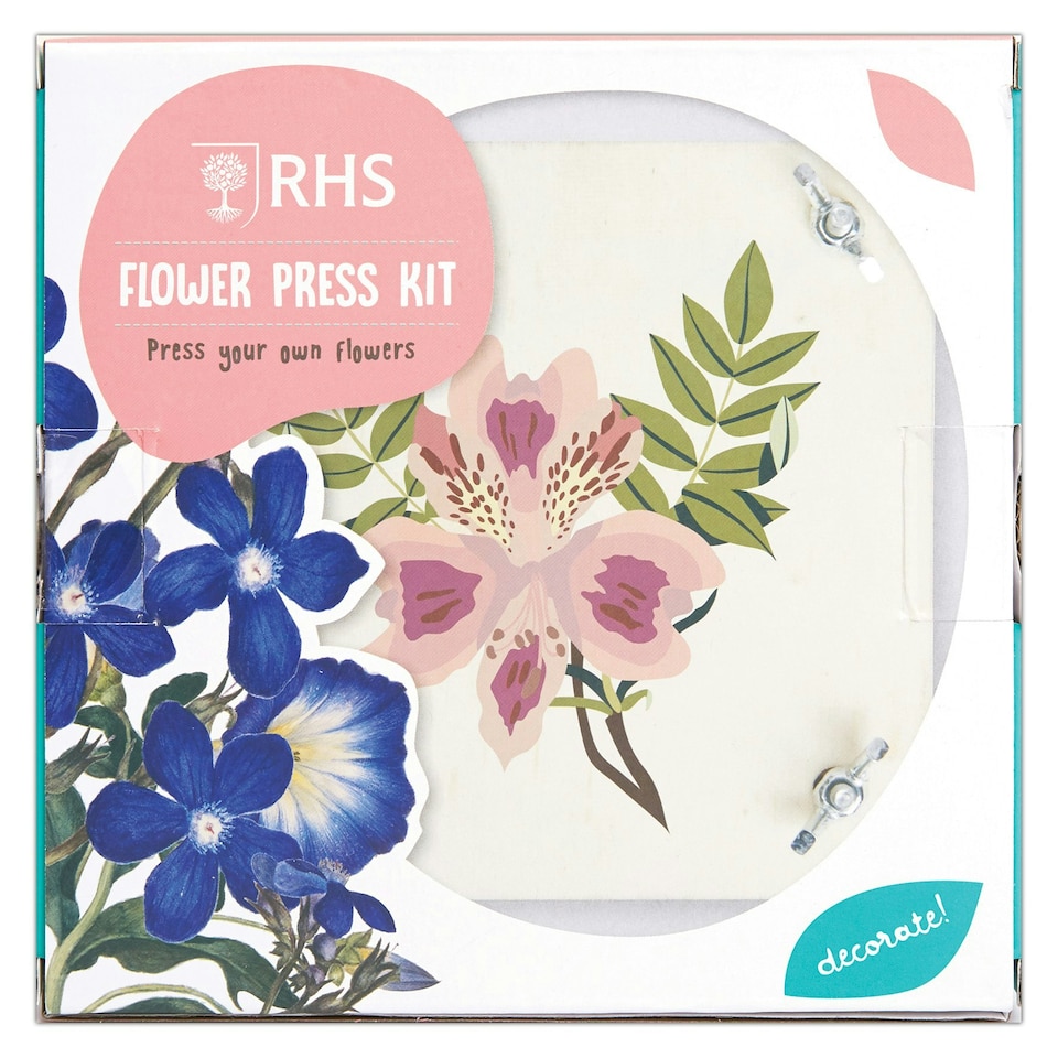 image 1 of RHS Flower Press Kit, Multicoloured, Single Craft Kit
