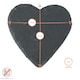 image 3 of Argon Tableware Heart Slate Coasters - 10cm - Pack of 6