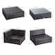 image 7 of Outsunny 6 Pieces Rattan Furniture Set Conservatory Sofa Deluxe Wicker Garden