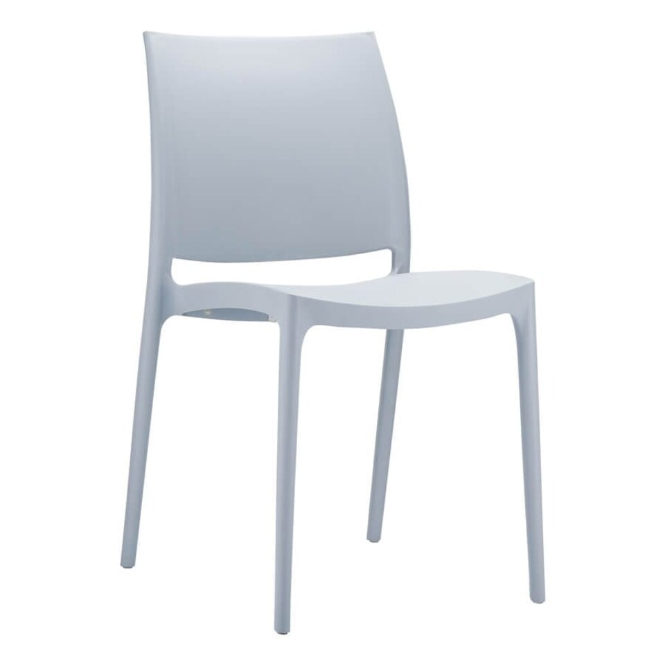 Spek Side Chair - Silver Grey (Suitable For Outdoor). Silver