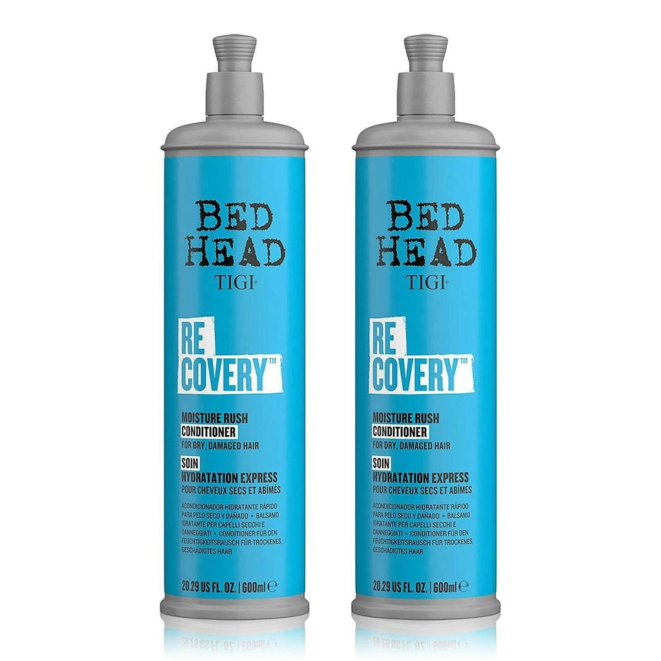 image 1 of Bed Head by TIGI Recovery Moisturising Conditioner For Dry Hair, 600ml, 2pk