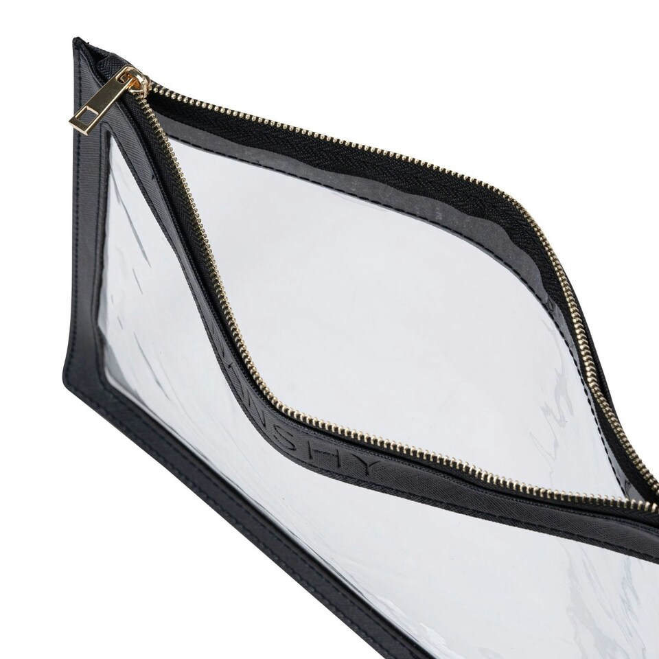 image 1 of Nanshy Clear PVC Makeup Black