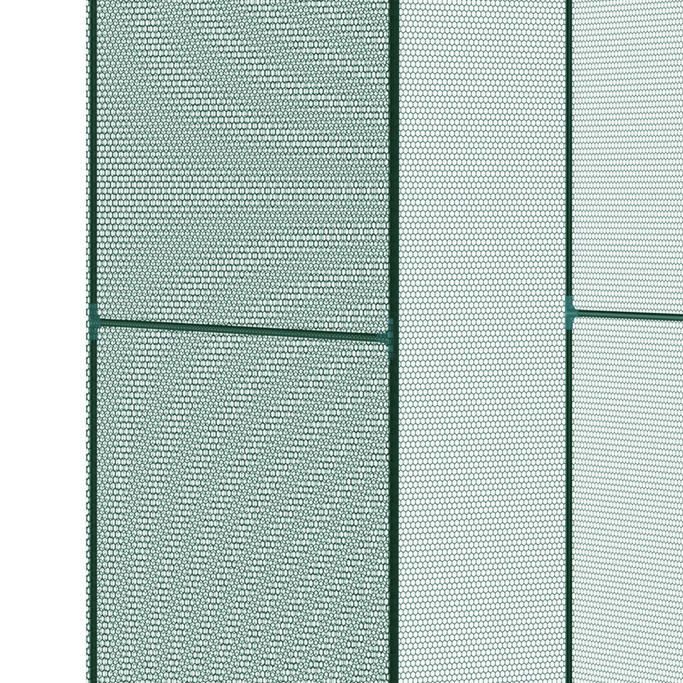 image 1 of Outsunny Fruit Cage, Plant Protection Tent, 1.2 x 1.2 x 1.8m, Dark Green