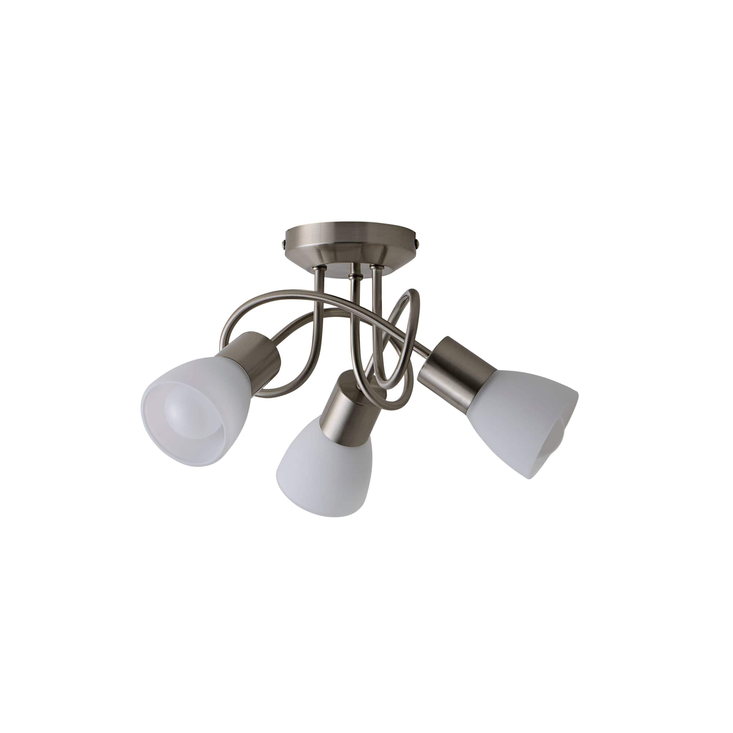 ValueLights Kololi 3 Way Silver Ceiling Bar Light Chrome