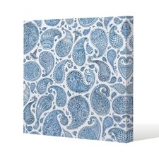 Blue and White Bo Ho world (Canvas Print) 114 x 114 x 4cm