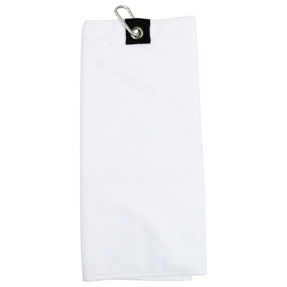 Towel City Microfibre Golf Towel - White - One Size