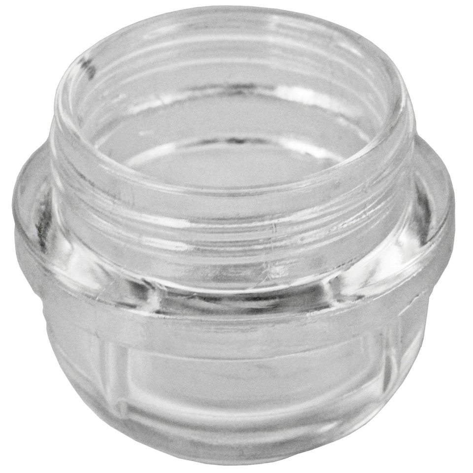 image 1 of SPARES2GO Lamp Light Lens Glass Cover compatible with Baumatic BT2355SS Oven Cooker