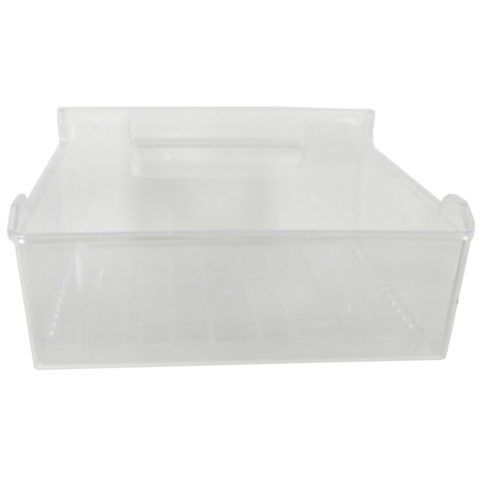 image 1 of Hoover Freezer Drawer Top Upper Middle Container Basket 390mm x 380mm x 180mm Clear