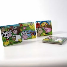 Assorted Farm Jigsaw Puzzle - Pack of 12