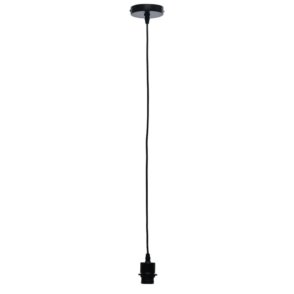 image 1 of Cassidy - Black Ceiling Pendant Flex Suspension Kit for Easy Fit Shades | Black | 1