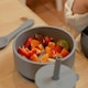 image 4 of Tiny Dining Baby Silicone Suction Bowl - Tradewinds Grey