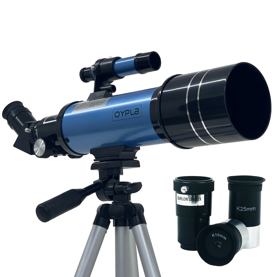 image 1 of Pro Astronomical 400-70 Portable Refractor Telescope with Adjustable Tripod