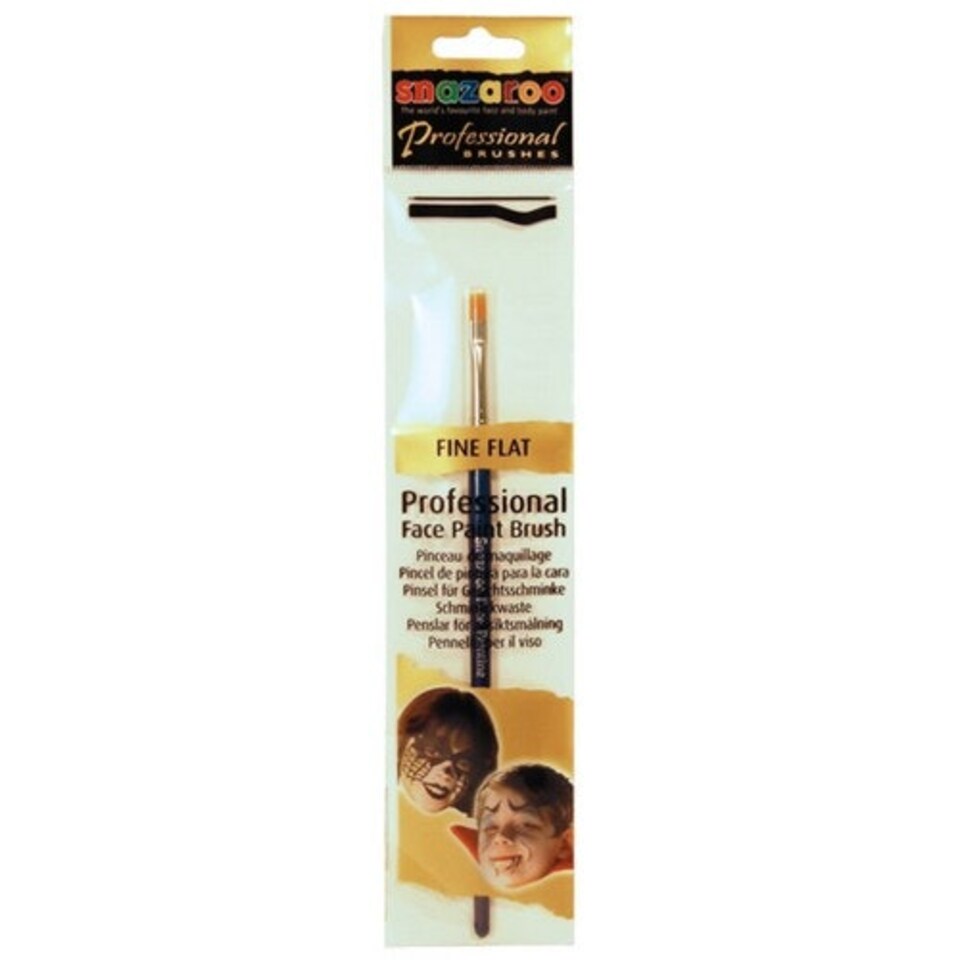 image 1 of Snazaroo Fine Flat Brush - Blue - One Size Blue