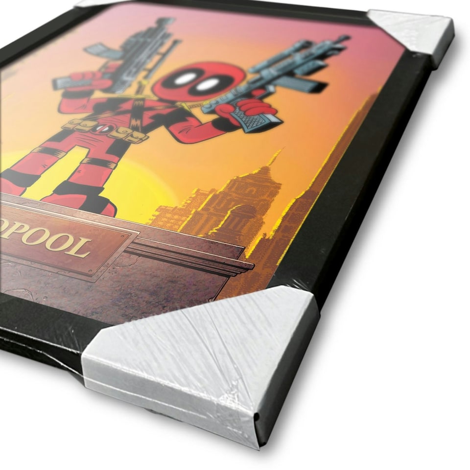 image 1 of Deadpool (Cartoon) Framed 30x40cm Print
