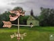image 2 of Cottage Angel Copper Weathervane - H60 x W53 x L28 cm