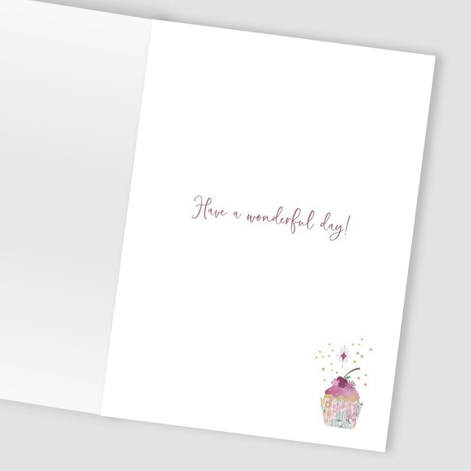 image 1 of Contemporary Yummy Fun Surprise! Birthday Card