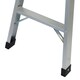 image 3 of Oypla 150kg Folding Aluminium Work Platform Step Up Bench Ladder EN131 Silver