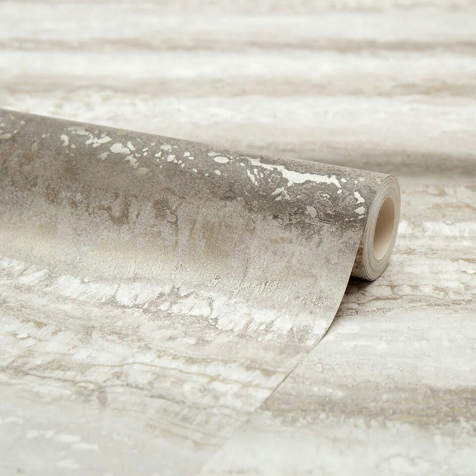 image 1 of Elissia Marble Wallpaper in Natural Multi
