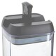 image 4 of Argon Tableware 14 Piece Flip Lock Plastic Food Storage Containers Set - Grey