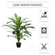 image 5 of Outsunny 110cm/3.6FT Artificial Dracaena Plant Fake Tree Potted Home Office