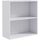 image 1 of HOMCOM Bookshelf Display Storage Shelf with 2 Compartments White