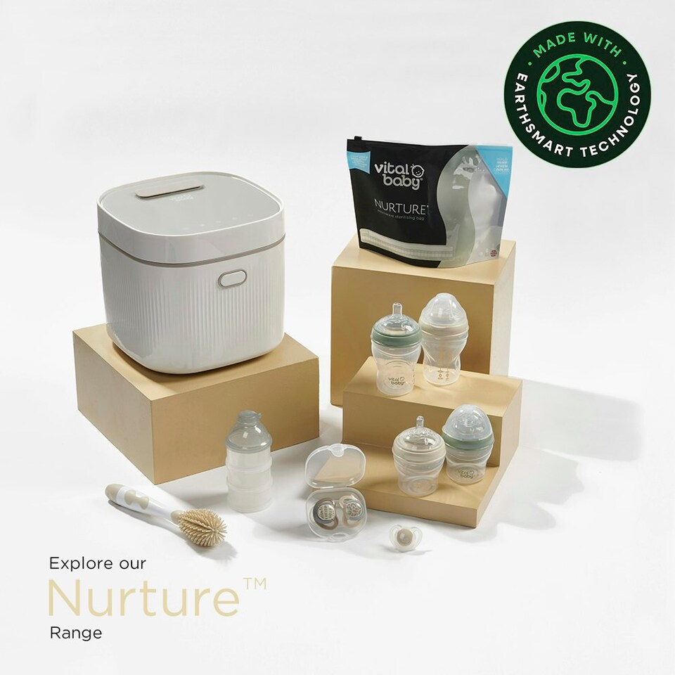 image 1 of Vital Baby Nurture sterilising set - arctic white