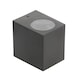 image 7 of CGC Lighting Eileen Black Outdoor Rectangle Wall Spotlight GU10 | Black | Black