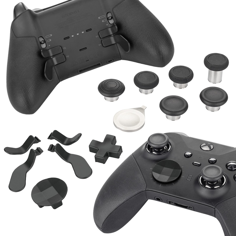 image 1 of Venom Xbox Elite Series 2 Controller Accessory Kit - Black