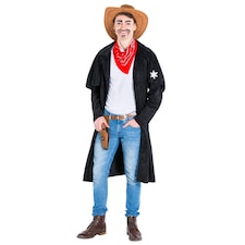 Mens Cowboy Willy Costume | Black | black | XL | 1