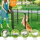 image 4 of Yaheetech 8 Metal Dog Playpen Panels, 80 × 100 cm Black