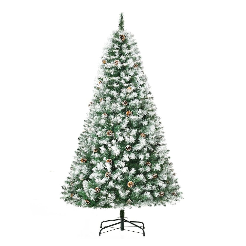 image 1 of HOMCOM 6FT Artificial Christmas Tree Xmas Indoor Decoration, Automatic Open