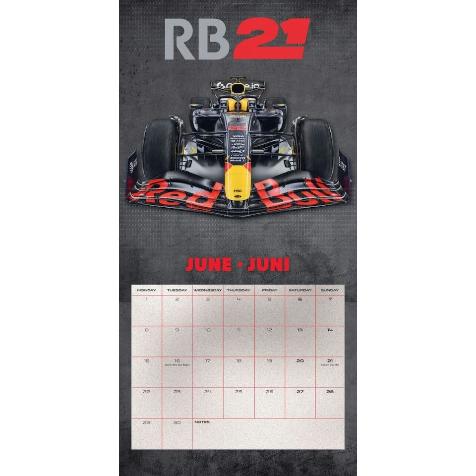 image 1 of RED BULL RACING 2026 SQUARE CALENDAR