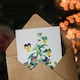 image 3 of Pierre-Joseph Redouté Art Card Vintage Wild Pansy Flower Illustration