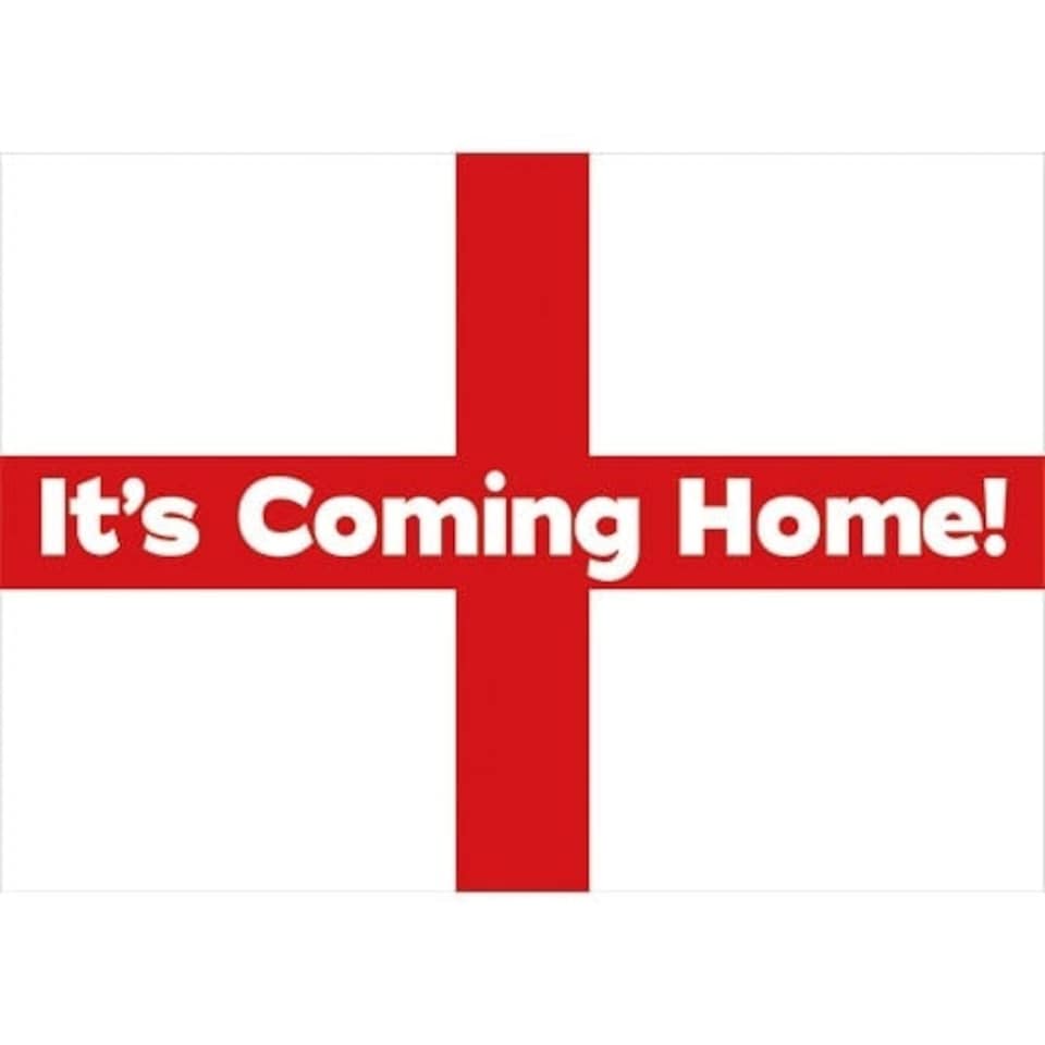 A0 It's Coming Home England Party Sign Decoration 119cm x 84cm