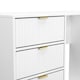 image 8 of Bexley 4 Drawer Vanity in White Matt (Ready Assembled) | White | White Matt