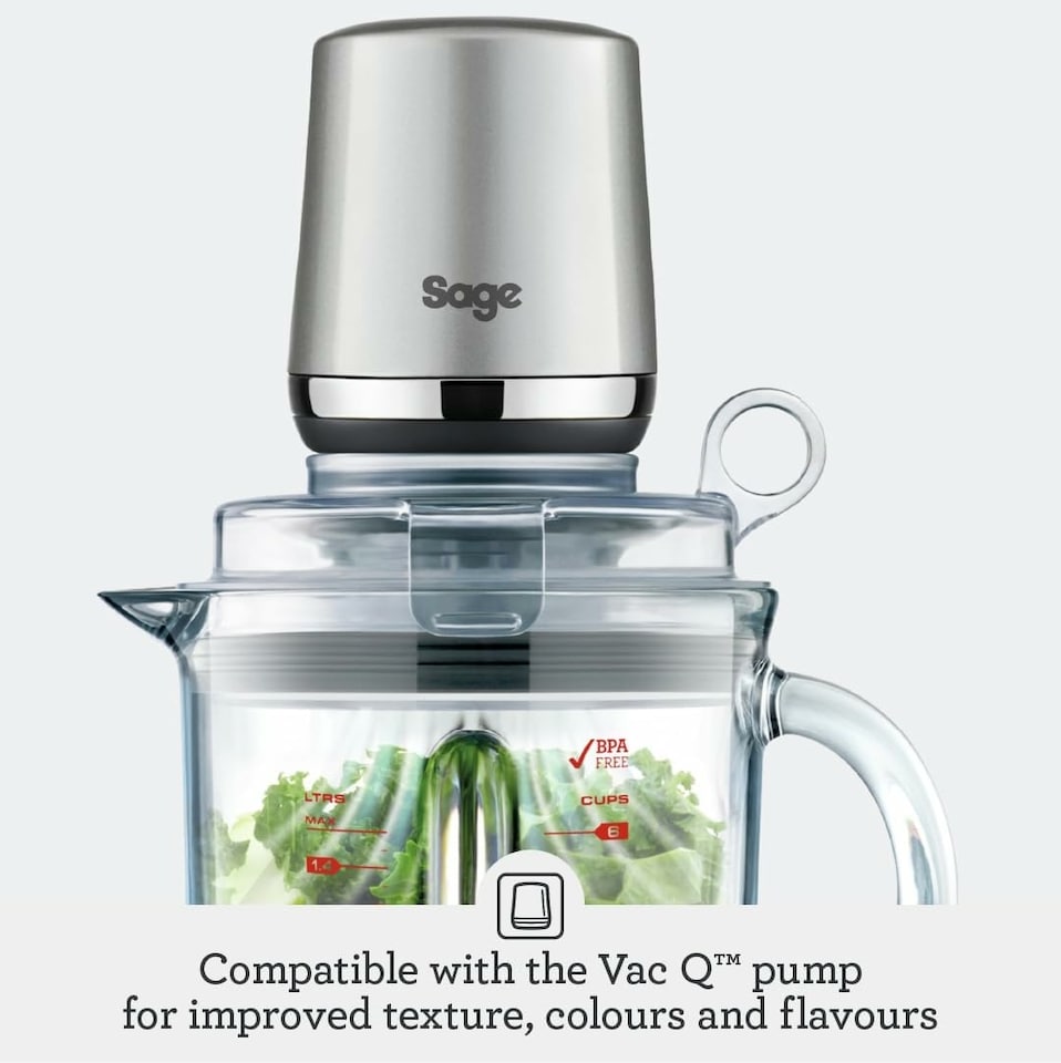 image 1 of Sage The Fresh & Furious Blender for Smoothies and Ice Crushing, Silver