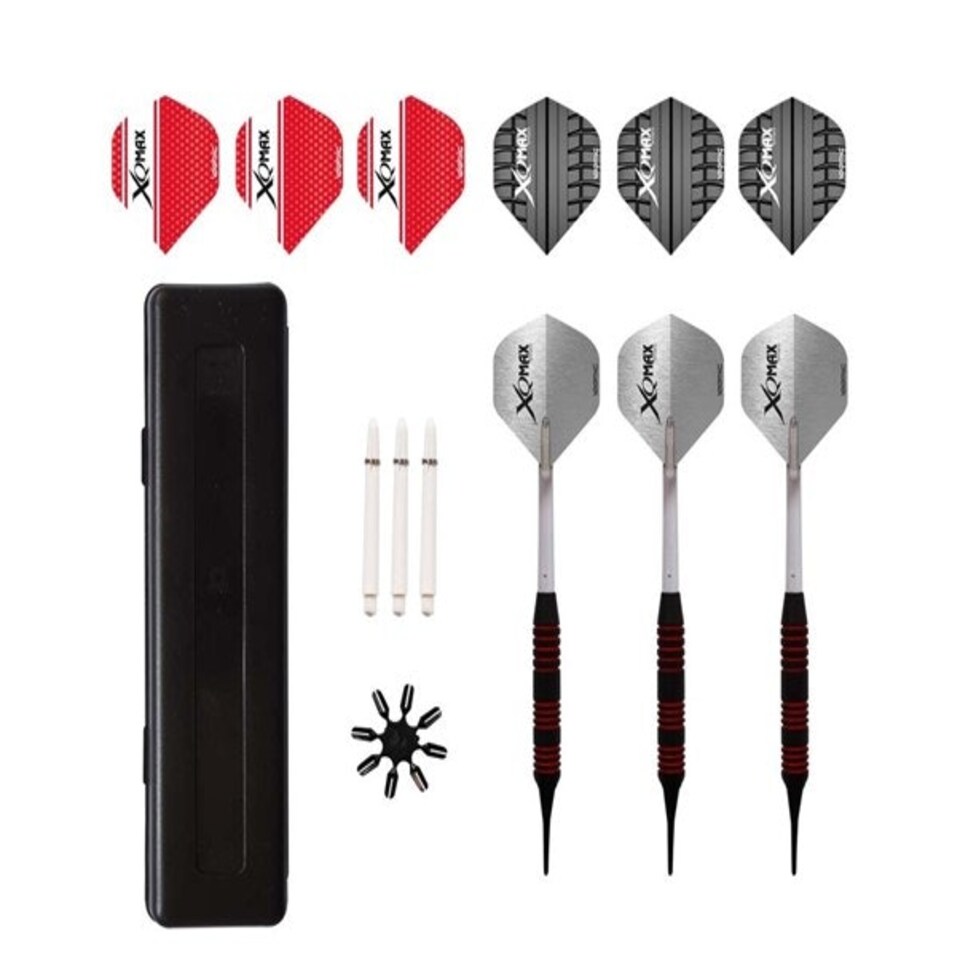 image 1 of XQ Max - Set of Darts (3x18g) with extra Flights and Stems