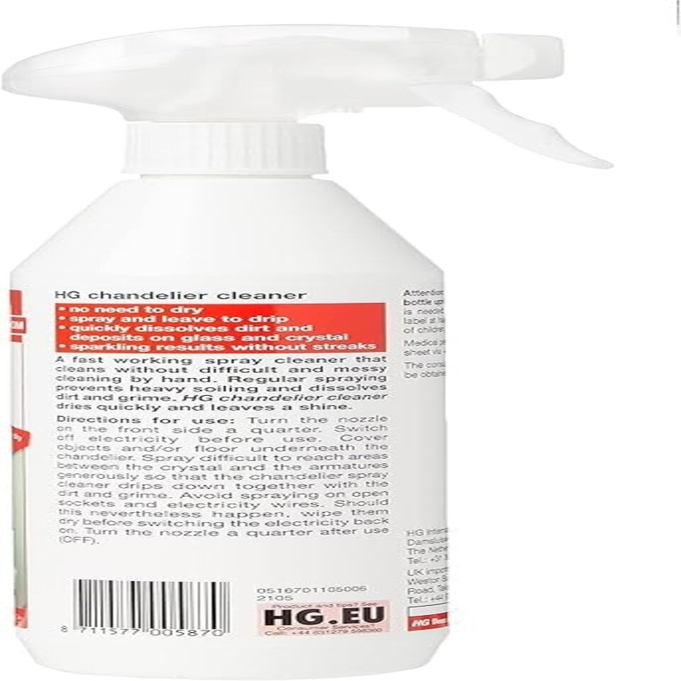 image 1 of HG Chandelier Cleaner Spray, 500ml